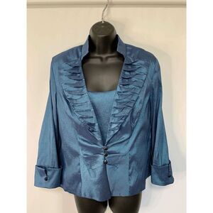 J.R Nites by Carol Lin Jacket and Top Set